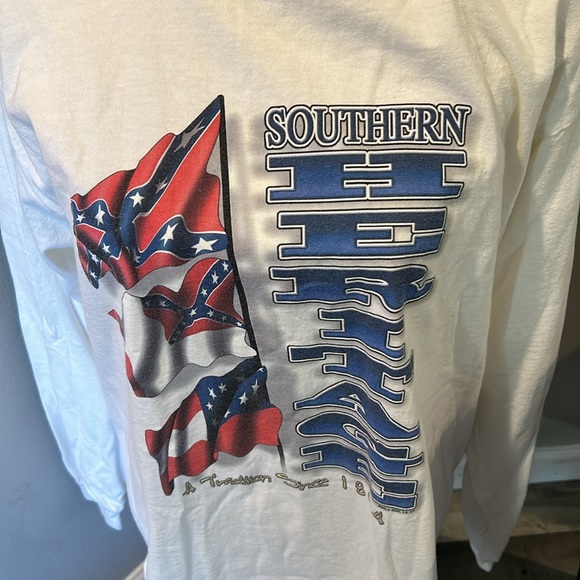 Vintage  90’s anvil southern heritage men’s long sleeve shirt in size large - Picture 5 of 11